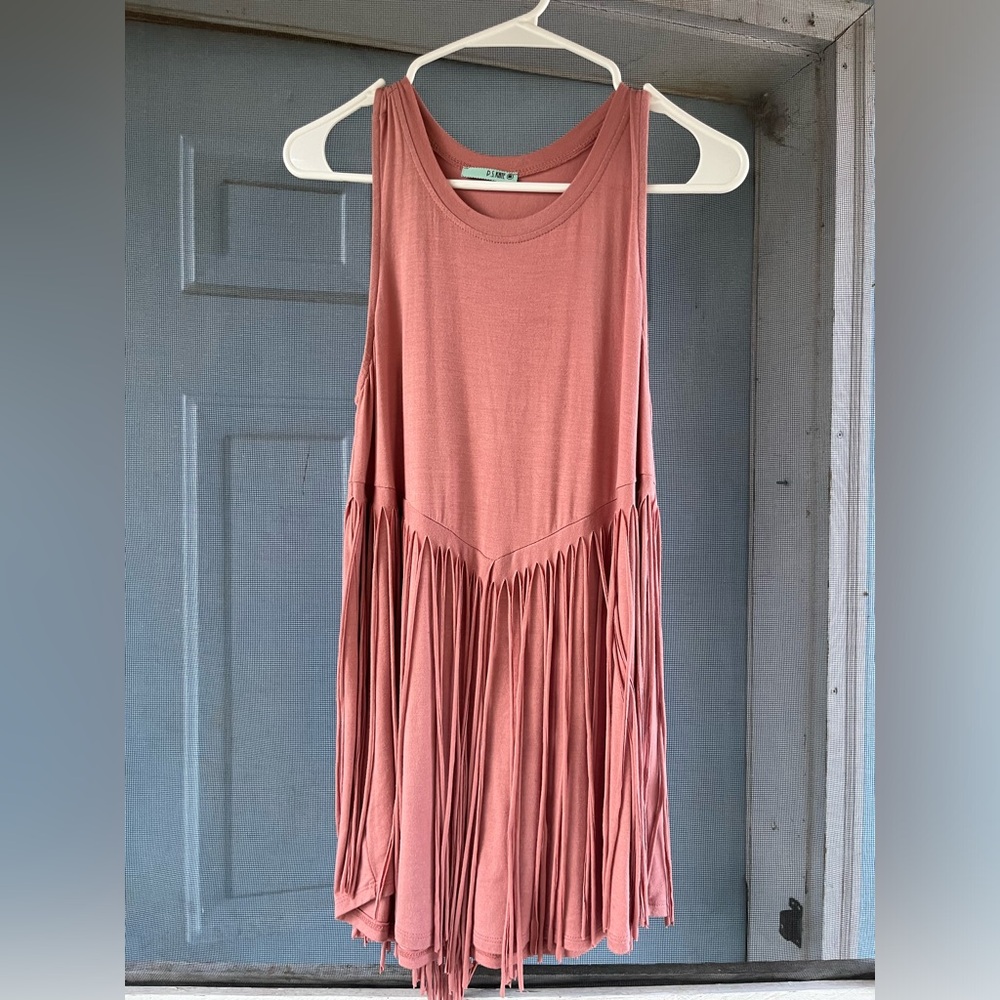 Pink country style tank top P.S KATE is the Brand